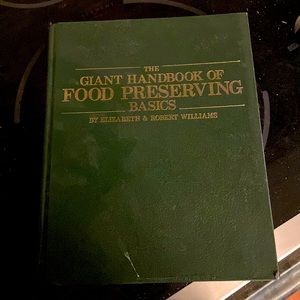 Food preserving cookbook. Hardback book.